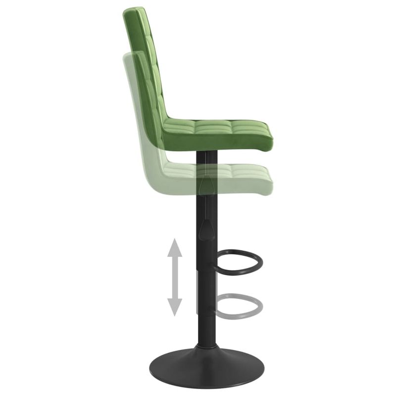 Casa si Gradina - Mobilier - Scaune si fotolii - Scaune - Scaune de bar, 2 buc., verde inchis, catifea - Infinity.ro