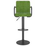 Casa si Gradina - Mobilier - Scaune si fotolii - Scaune - Scaun de bar, verde deschis, catifea - Infinity.ro