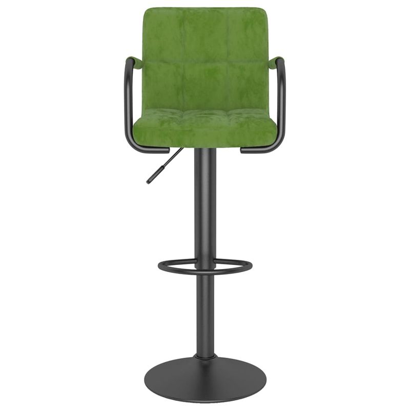 Casa si Gradina - Mobilier - Scaune si fotolii - Scaune - Scaun de bar, verde deschis, catifea - Infinity.ro