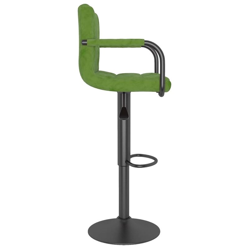 Casa si Gradina - Mobilier - Scaune si fotolii - Scaune - Scaun de bar, verde deschis, catifea - Infinity.ro