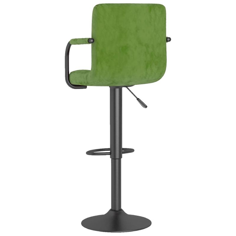 Casa si Gradina - Mobilier - Scaune si fotolii - Scaune - Scaun de bar, verde deschis, catifea - Infinity.ro
