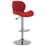 Casa si Gradina - Mobilier - Scaune si fotolii - Scaune - Scaun de bar, rosu vin, catifea - Infinity.ro