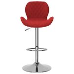 Casa si Gradina - Mobilier - Scaune si fotolii - Scaune - Scaun de bar, rosu vin, catifea - Infinity.ro