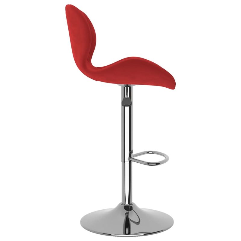 Casa si Gradina - Mobilier - Scaune si fotolii - Scaune - Scaun de bar, rosu vin, catifea - Infinity.ro