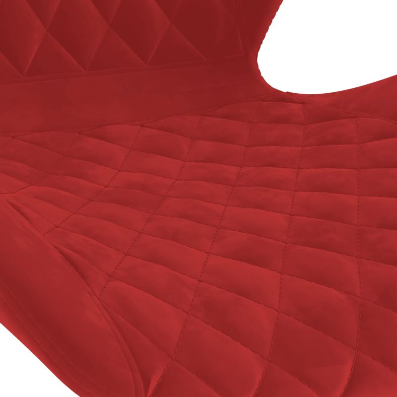 Casa si Gradina - Mobilier - Scaune si fotolii - Scaune - Scaun de bar, rosu vin, catifea - Infinity.ro