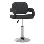 Casa si Gradina - Mobilier - Scaune si fotolii - Scaune - Scaun de bucatarie pivotant, negru, piele ecologica - Infinity.ro