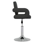 Casa si Gradina - Mobilier - Scaune si fotolii - Scaune - Scaun de bucatarie pivotant, negru, piele ecologica - Infinity.ro