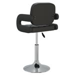 Casa si Gradina - Mobilier - Scaune si fotolii - Scaune - Scaun de bucatarie pivotant, negru, piele ecologica - Infinity.ro