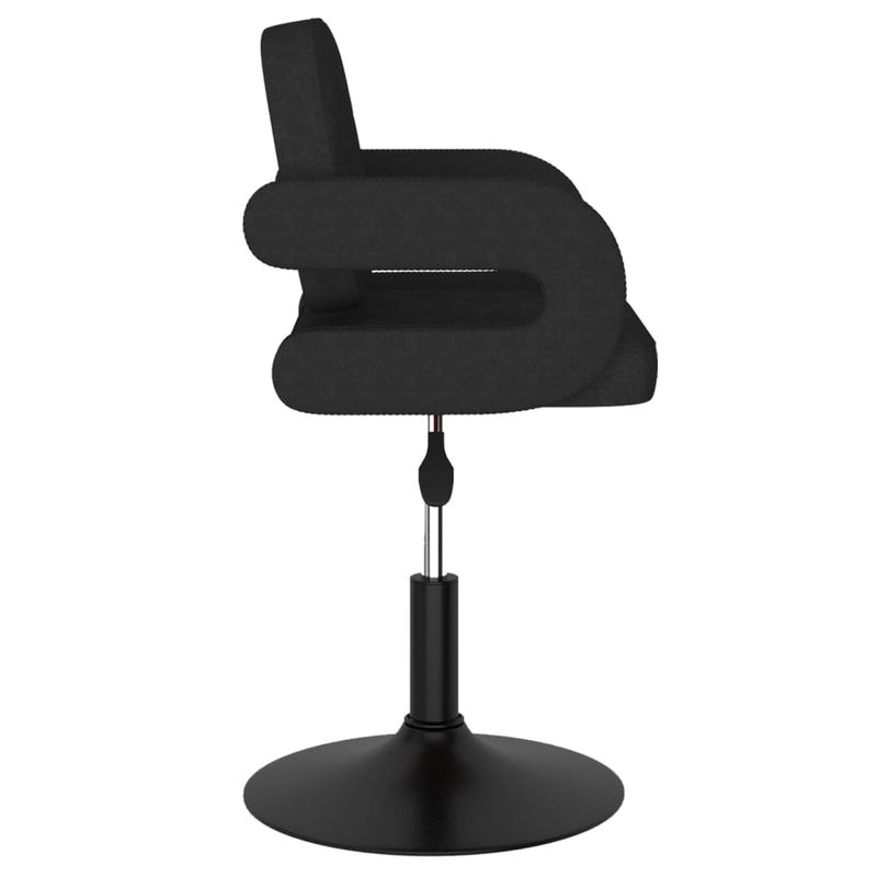 Casa si Gradina - Mobilier - Scaune si fotolii - Scaune - Scaun de bucatarie pivotant, negru, material textil - Infinity.ro