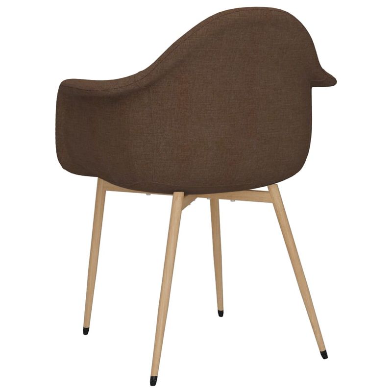 Casa si Gradina - Mobilier - Scaune si fotolii - Scaune - Scaune de masa, 2 buc., maro inchis, material textil - Infinity.ro
