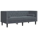Casa si Gradina - Mobilier - Canapele si coltare - Canapele - Set de canapea 3 pcs Gri inchis Catifea - Infinity.ro