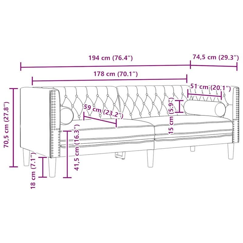 Casa si Gradina - Mobilier - Canapele si coltare - Canapele - Set de canapea 3 pcs Gri inchis Catifea - Infinity.ro