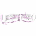 Casa si Gradina - Mobilier - Canapele si coltare - Canapele - Set de canapea 2 pcs Gri deschis Catifea - Infinity.ro