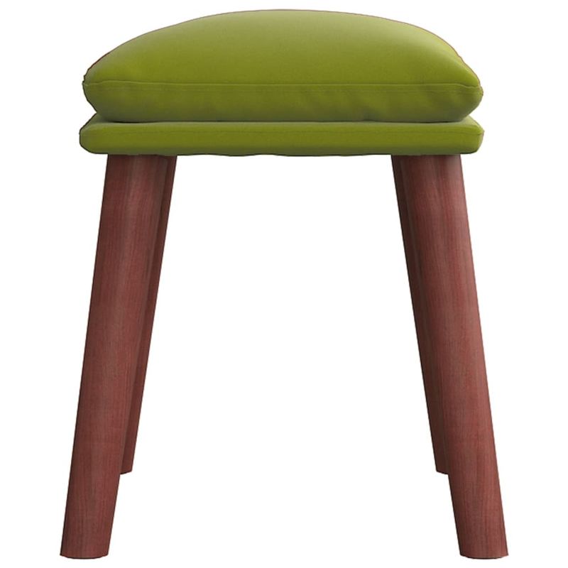 Casa si Gradina - Mobilier - Scaune si fotolii - Tabureti - Taburet, verde deschis, 45x29,5x35 cm, catifea - Infinity.ro