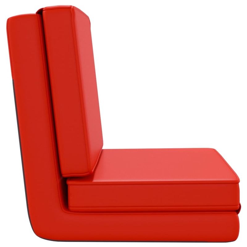 Casa si Gradina - Mobilier - Scaune si fotolii - Scaune - Scaun de podea pliabil, rosu, piele ecologica - Infinity.ro