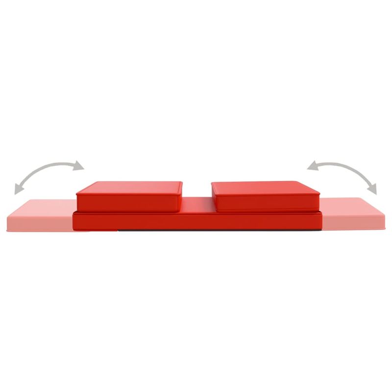 Casa si Gradina - Mobilier - Scaune si fotolii - Scaune - Scaun de podea pliabil, rosu, piele ecologica - Infinity.ro