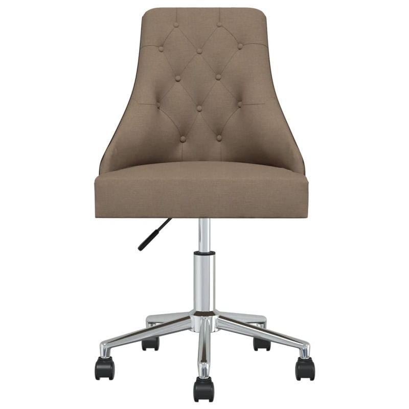 Casa si Gradina - Mobilier - Scaune si fotolii - Scaune - Scaun de birou pivotant, gri taupe, material textil - Infinity.ro