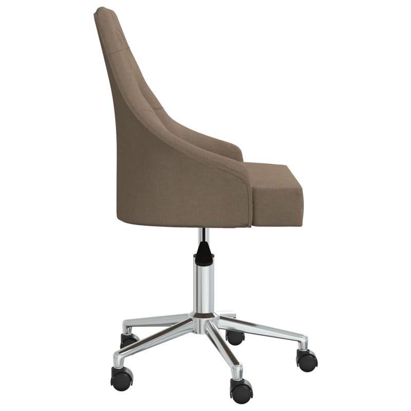 Casa si Gradina - Mobilier - Scaune si fotolii - Scaune - Scaun de birou pivotant, gri taupe, material textil - Infinity.ro