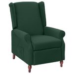 Casa si Gradina - Mobilier - Scaune si fotolii - Fotolii - Fotoliu rabatabil, verde inchis, material textil - Infinity.ro