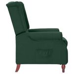 Casa si Gradina - Mobilier - Scaune si fotolii - Fotolii - Fotoliu rabatabil, verde inchis, material textil - Infinity.ro