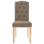 Casa si Gradina - Mobilier - Scaune si fotolii - Scaune - Scaune de bucatarie, 4 buc., gri taupe, material textil - Infinity.ro