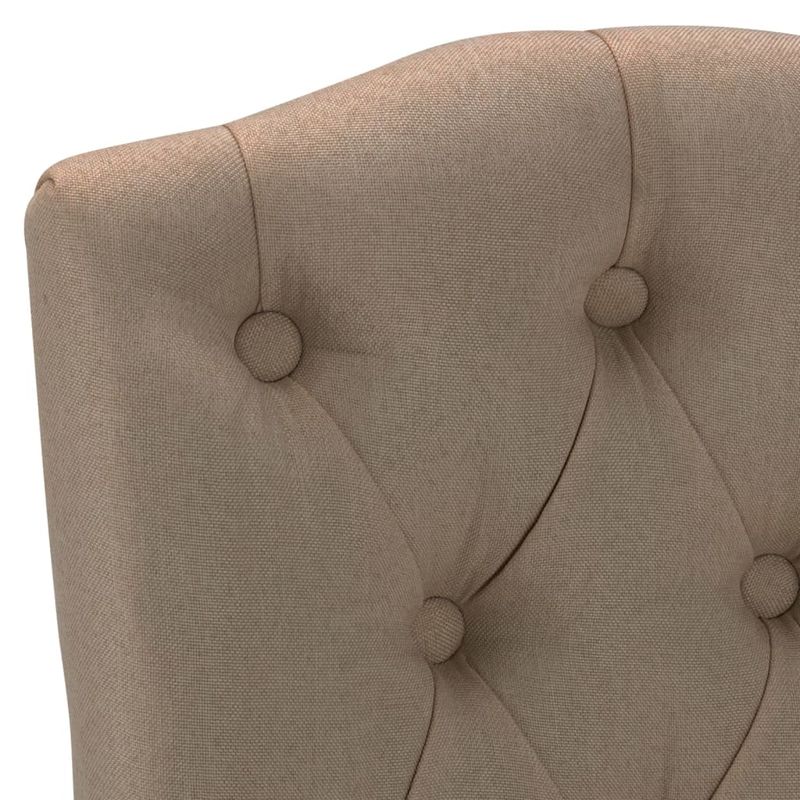 Casa si Gradina - Mobilier - Scaune si fotolii - Scaune - Scaune de bucatarie, 4 buc., gri taupe, material textil - Infinity.ro