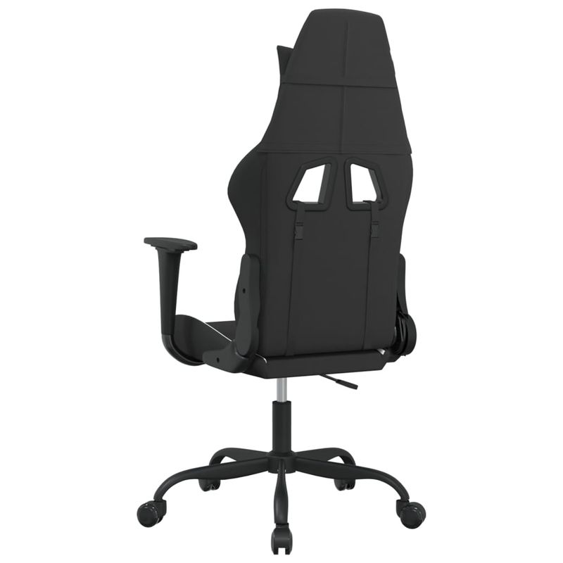 PC, gaming si accesorii - Gaming - Accesorii gaming - Scaune gaming - Scaun de gaming cu masaj, negru si alb, material textil - Infinity.ro