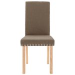 Casa si Gradina - Mobilier - Scaune si fotolii - Scaune - Scaune de bucatarie, 4 buc., gri taupe, material textil - Infinity.ro