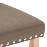 Casa si Gradina - Mobilier - Scaune si fotolii - Scaune - Scaune de bucatarie, 4 buc., gri taupe, material textil - Infinity.ro