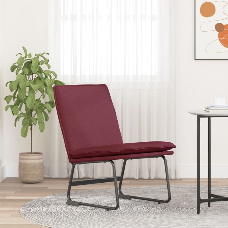 Casa si Gradina - Mobilier - Scaune si fotolii - Fotolii - Fotoliu de relaxare, rosu vin, 52x75x76 cm, material textil - Infinity.ro
