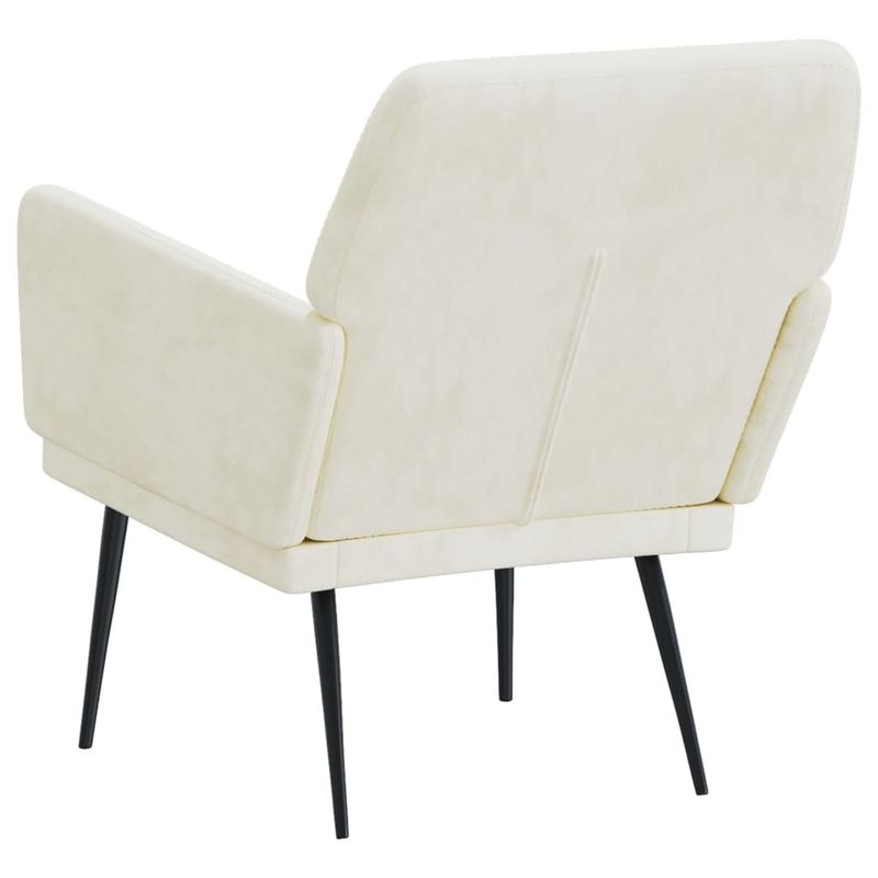 Casa si Gradina - Mobilier - Scaune si fotolii - Fotolii - Fotoliu, crem, 62x79x79 cm, catifea - Infinity.ro