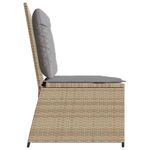 Casa si Gradina - Gradina si terasa - Mobilier exterior - Bancute de gradina - Banca de gradina cu perna Bej Rattan poli - Infinity.ro