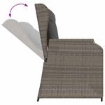 Casa si Gradina - Gradina si terasa - Mobilier exterior - Bancute de gradina - Banca de gradina cu perna Gri Rattan poli - Infinity.ro
