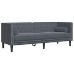 Casa si Gradina - Mobilier - Canapele si coltare - Canapele - Set de canapea 2 pcs Gri inchis Catifea - Infinity.ro
