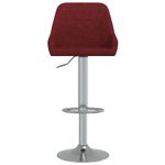 Casa si Gradina - Mobilier - Scaune si fotolii - Scaune - Scaune de bar, 2 buc., rosu vin, material textil - Infinity.ro