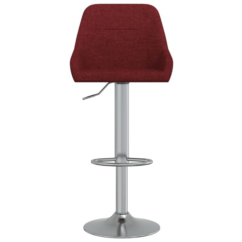 Casa si Gradina - Mobilier - Scaune si fotolii - Scaune - Scaune de bar, 2 buc., rosu vin, material textil - Infinity.ro