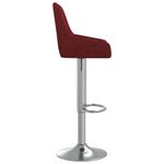 Casa si Gradina - Mobilier - Scaune si fotolii - Scaune - Scaune de bar, 2 buc., rosu vin, material textil - Infinity.ro