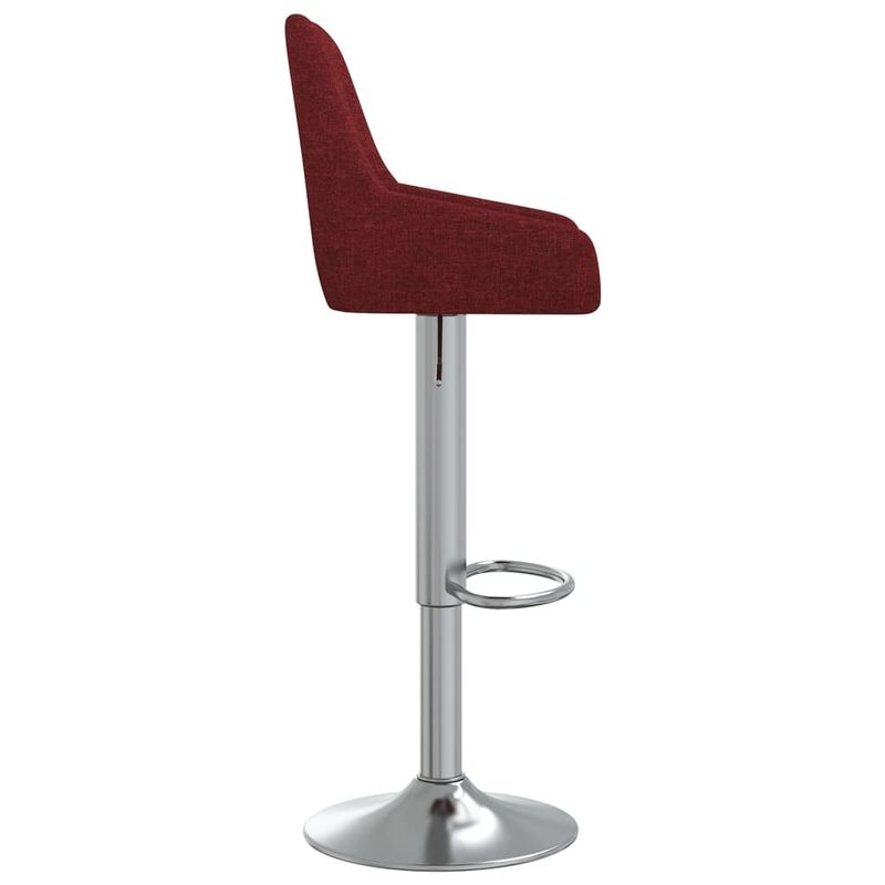 Casa si Gradina - Mobilier - Scaune si fotolii - Scaune - Scaune de bar, 2 buc., rosu vin, material textil - Infinity.ro
