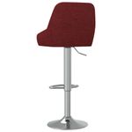 Casa si Gradina - Mobilier - Scaune si fotolii - Scaune - Scaune de bar, 2 buc., rosu vin, material textil - Infinity.ro