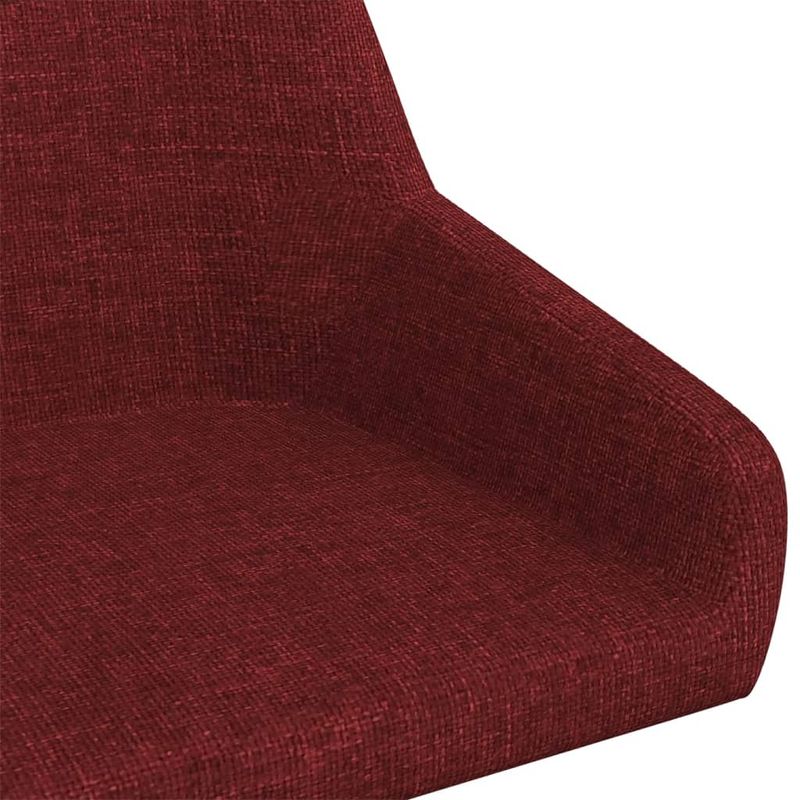 Casa si Gradina - Mobilier - Scaune si fotolii - Scaune - Scaune de bar, 2 buc., rosu vin, material textil - Infinity.ro