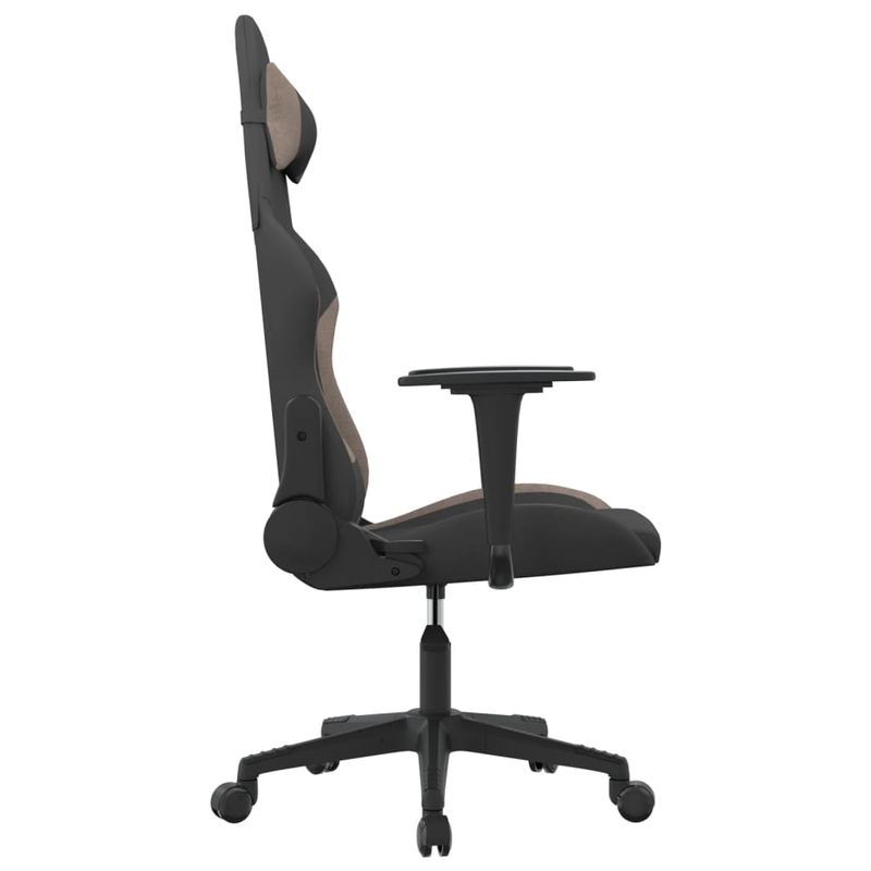 PC, gaming si accesorii - Gaming - Accesorii gaming - Scaune gaming - Scaun de gaming cu masaj, negru si taupe, material textil - Infinity.ro