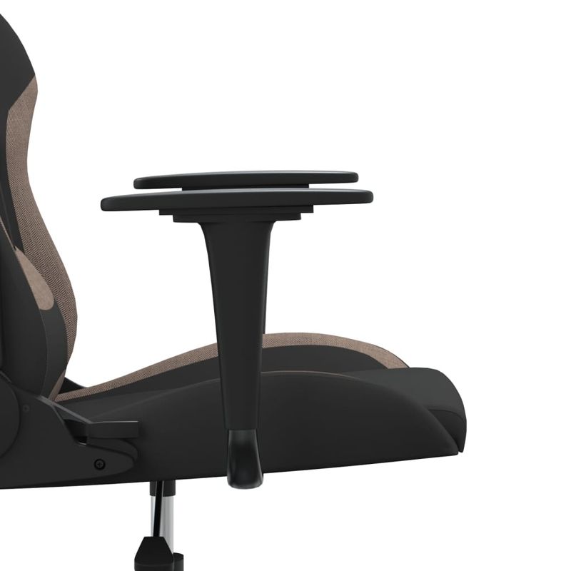 PC, gaming si accesorii - Gaming - Accesorii gaming - Scaune gaming - Scaun de gaming cu masaj, negru si taupe, material textil - Infinity.ro