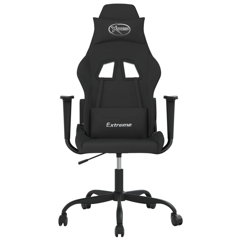 PC, gaming si accesorii - Gaming - Accesorii gaming - Scaune gaming - Scaun de gaming cu masaj, negru, material textil - Infinity.ro