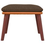 Casa si Gradina - Mobilier - Scaune si fotolii - Tabureti - Taburet, maro, 45x29,5x35 cm, textil & piele ecologica - Infinity.ro