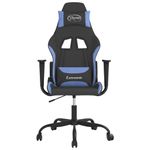 PC, gaming si accesorii - Gaming - Accesorii gaming - Scaune gaming - Scaun de gaming cu masaj, negru si albastru, material textil - Infinity.ro