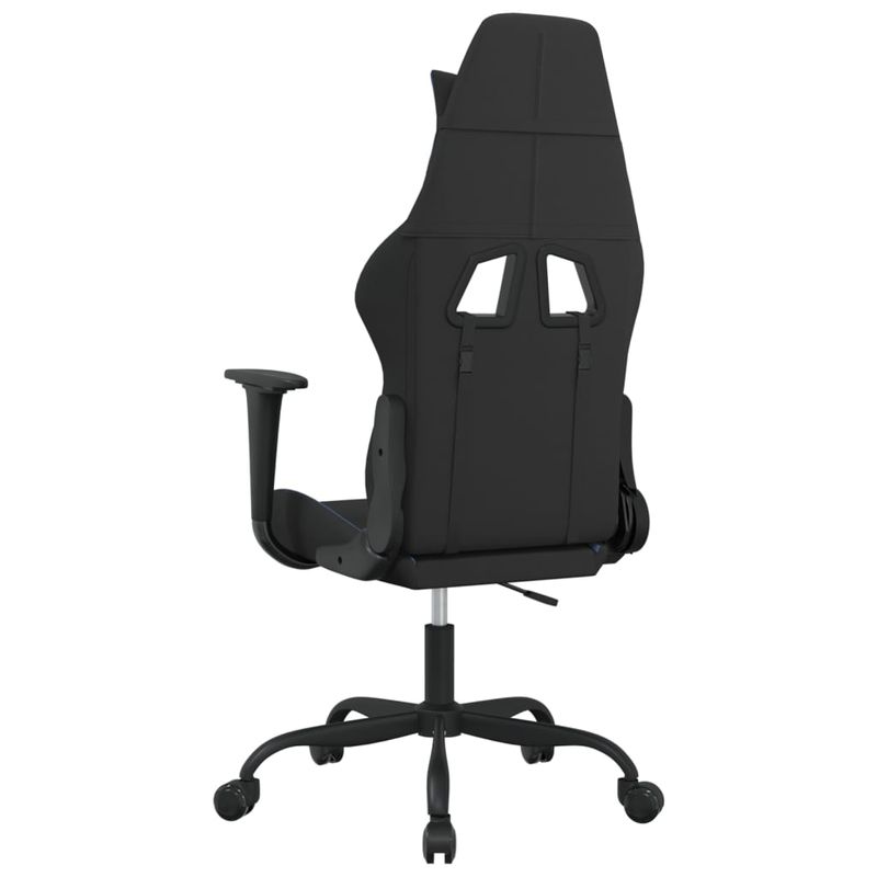 PC, gaming si accesorii - Gaming - Accesorii gaming - Scaune gaming - Scaun de gaming cu masaj, negru si albastru, material textil - Infinity.ro