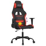 PC, gaming si accesorii - Gaming - Accesorii gaming - Scaune gaming - Scaun de gaming cu masaj, negru si rosu, material textil - Infinity.ro