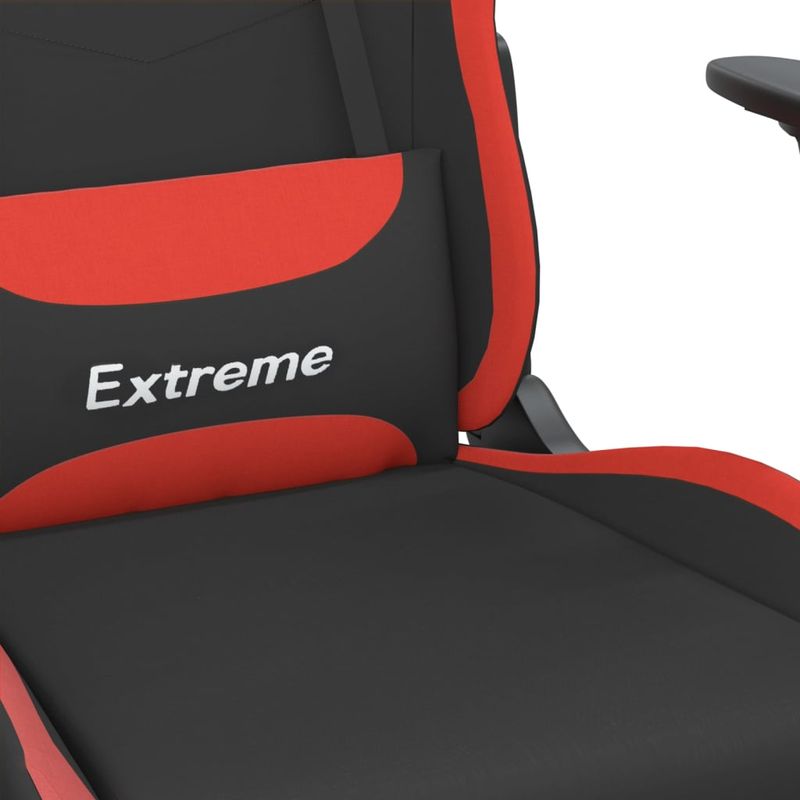 PC, gaming si accesorii - Gaming - Accesorii gaming - Scaune gaming - Scaun de gaming cu masaj, negru si rosu, material textil - Infinity.ro