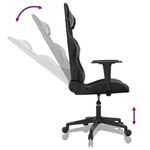 PC, gaming si accesorii - Gaming - Accesorii gaming - Scaune gaming - Scaun de gaming de masaj, negru si gri, piele ecologica - Infinity.ro