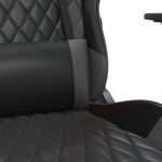 PC, gaming si accesorii - Gaming - Accesorii gaming - Scaune gaming - Scaun de gaming de masaj, negru si gri, piele ecologica - Infinity.ro